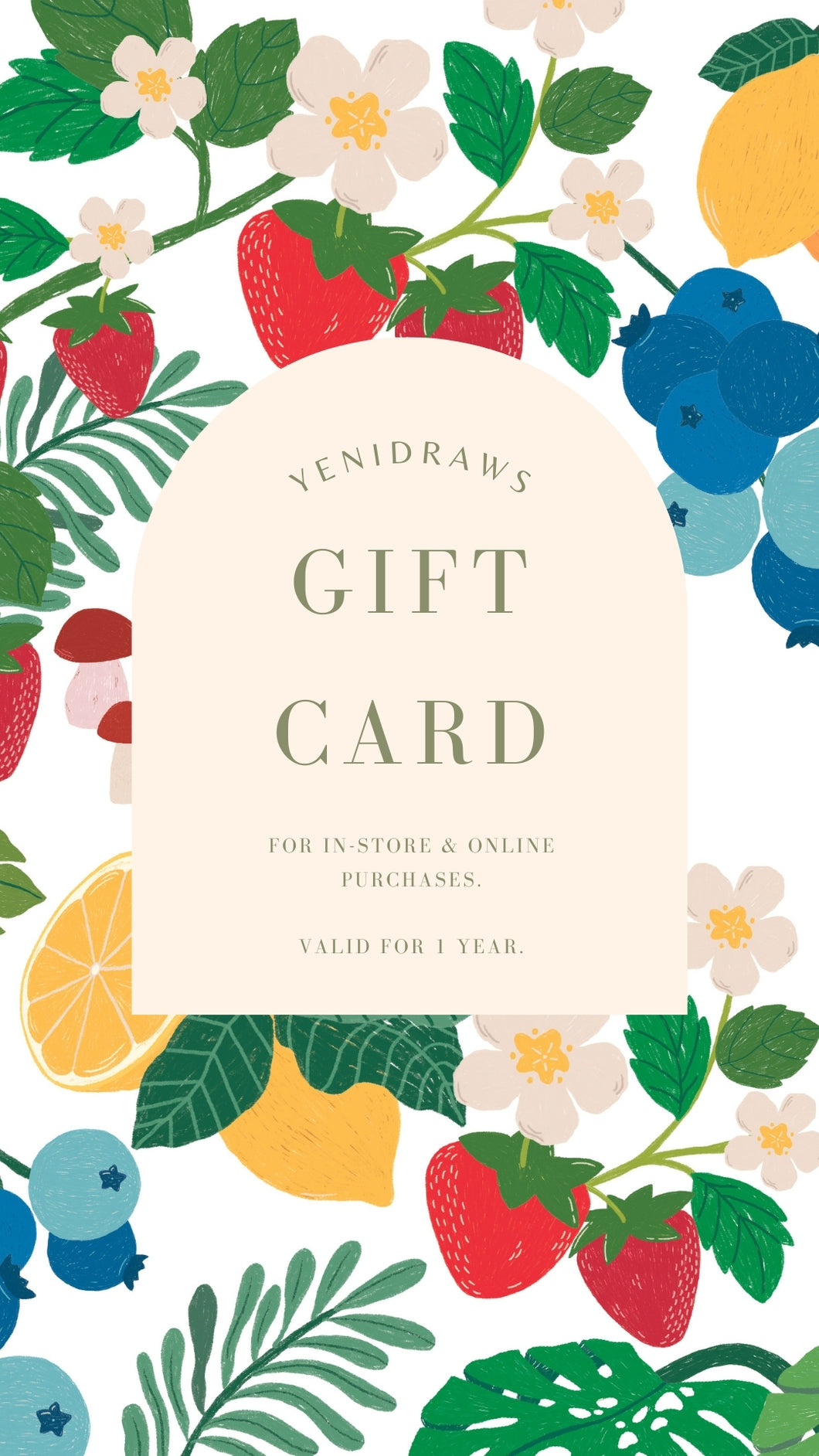 Yenidraws Gift Card