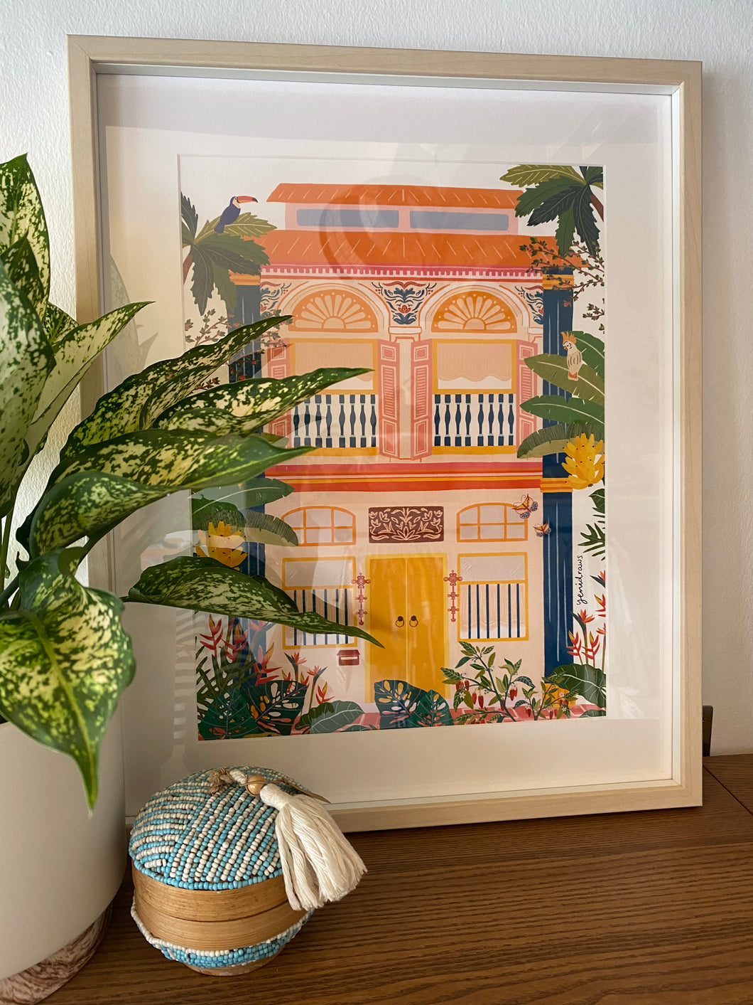 Wall Print - The Shophouse Yellow