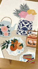 Load and play video in Gallery viewer, Tea Towel - Peranakan Tea Time
