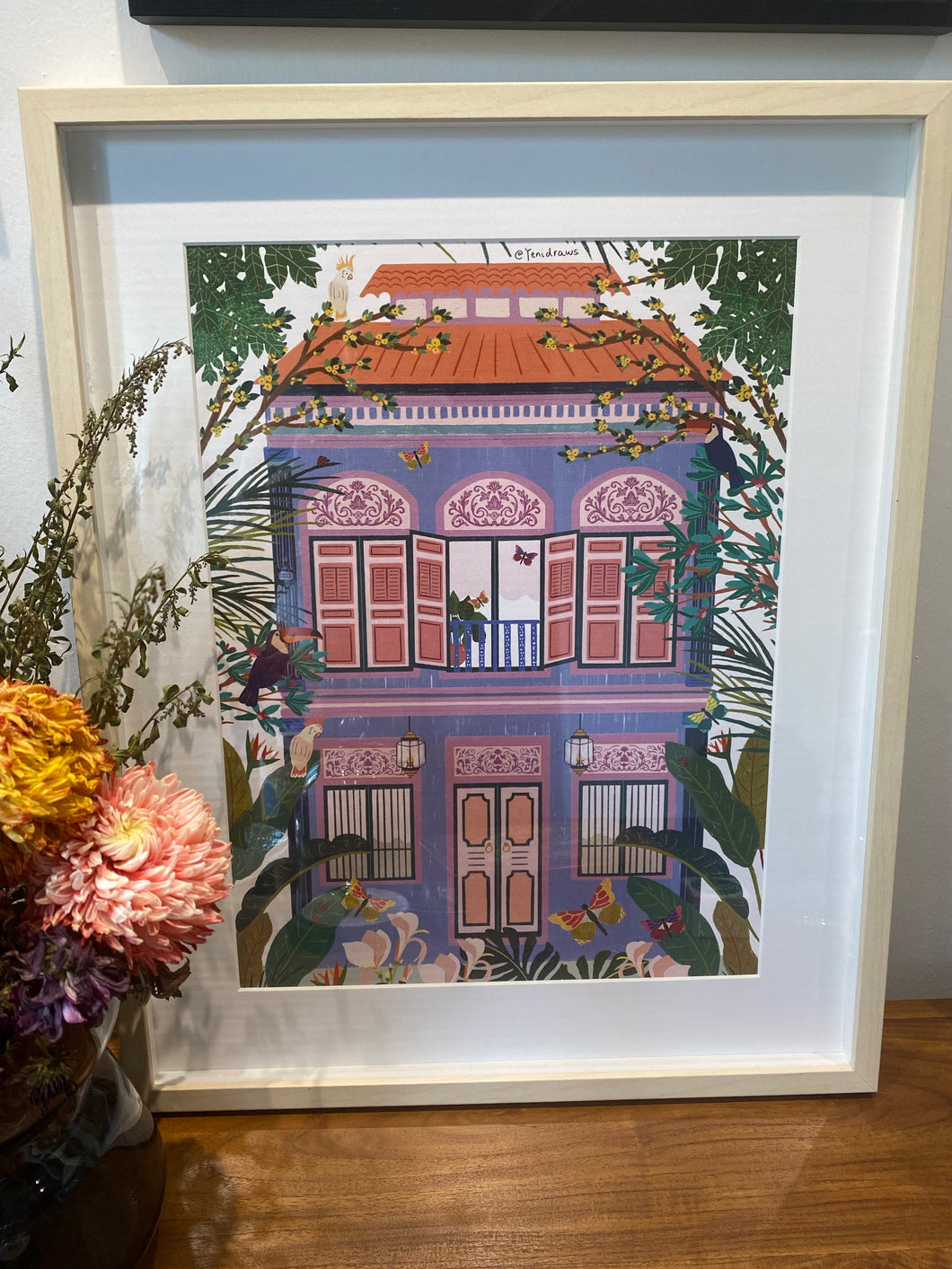 Wall Print - The Shophouse Lilac